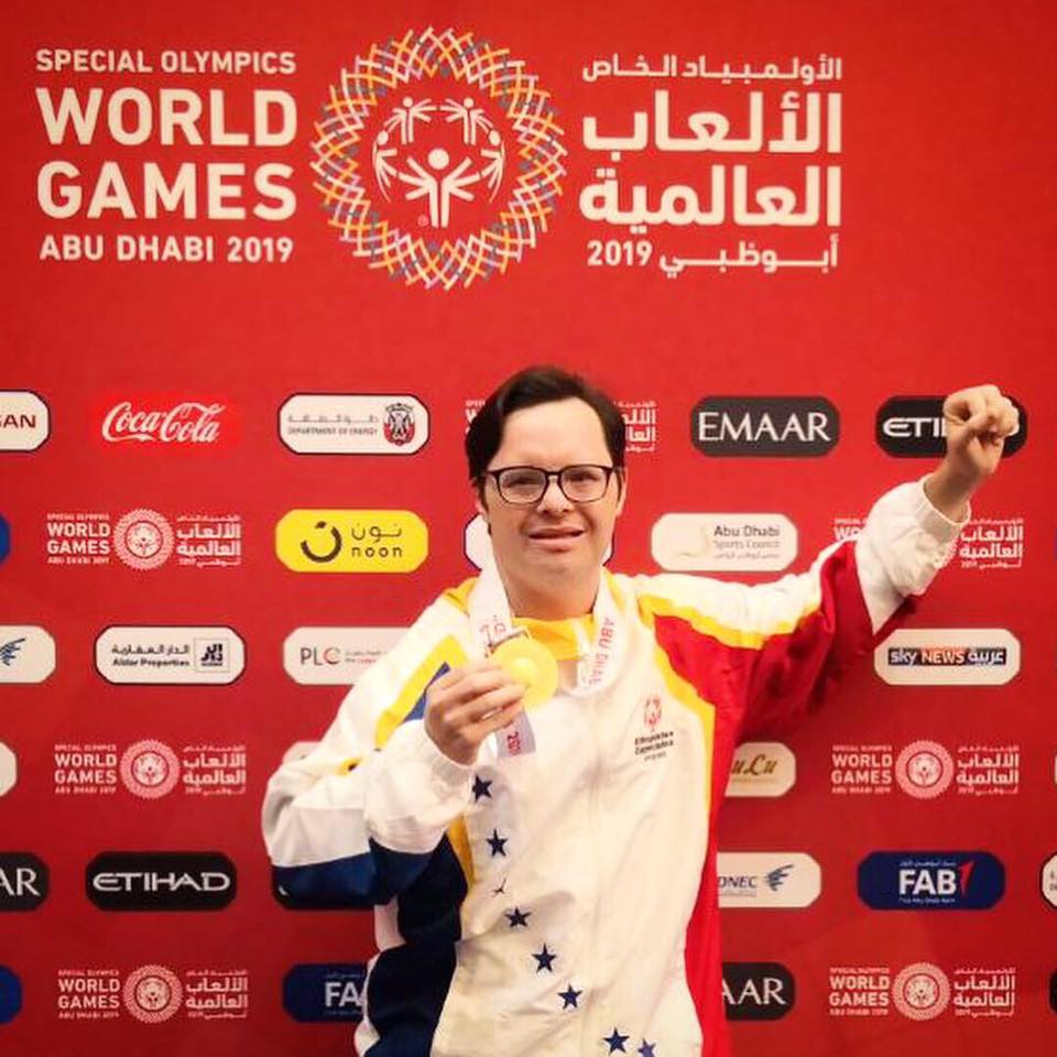 Ciudadano Banesco triunfa en Olimpiadas especiales Abu Dabi 2019