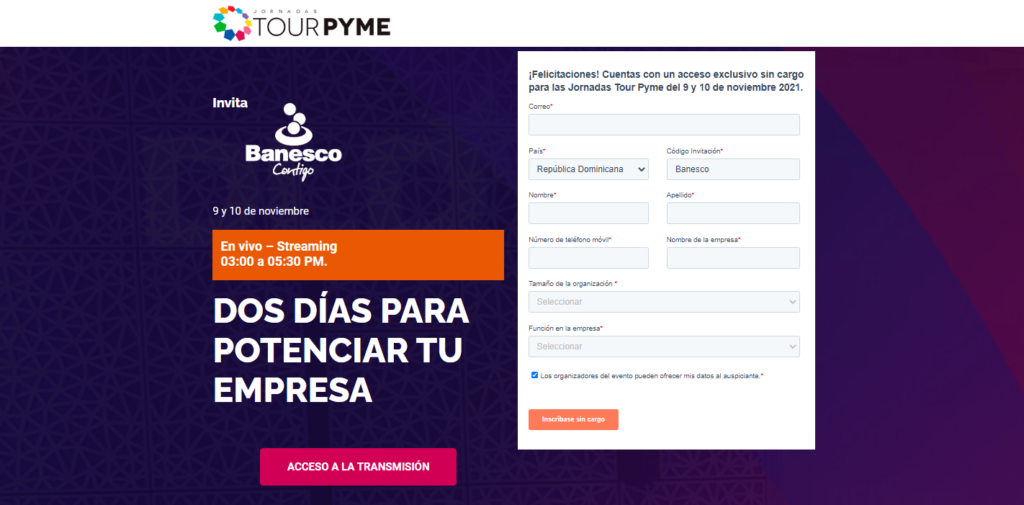Banesco inicia jornada Tour Pyme 2021 en apoyo a empresas
