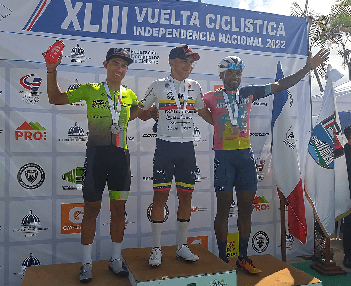 Venezolano Luis Gómez gana la tercera etapa de la Vuelta Independencia Nacional