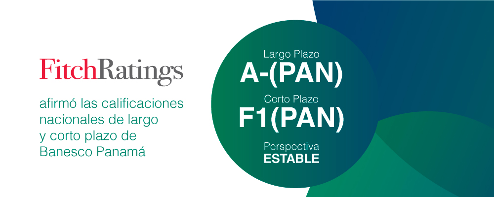 Fitch Ratings ratifica la calificación nacional 2023 de Banesco Panamá