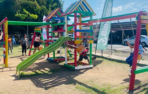 Banesco Panamá inaugura el segundo parque infantil a base de sostenibilidad